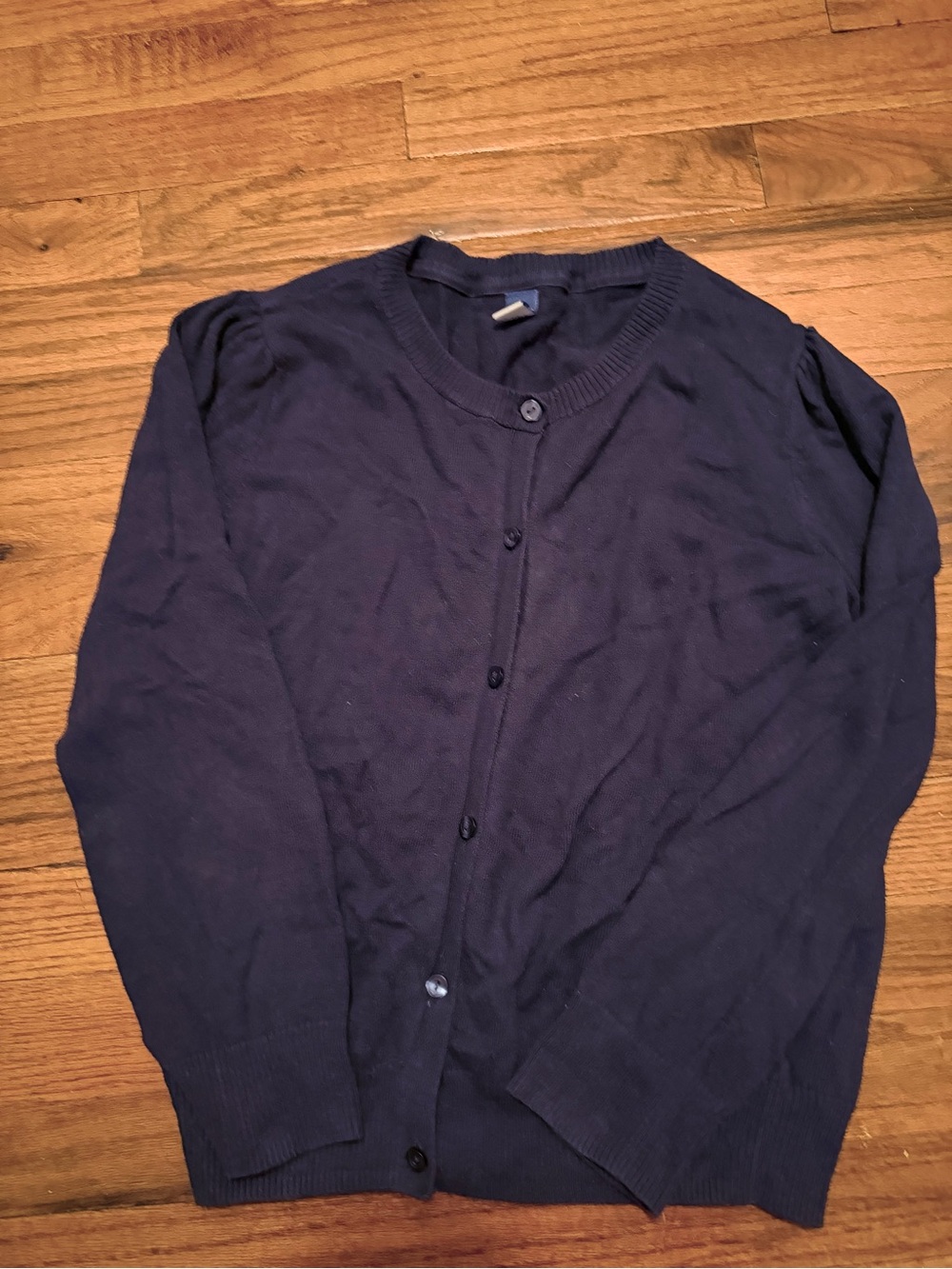 Old Navy Navy Button-Front Women's Cardigan